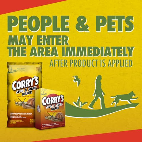 Corry's Slug Snail Killer kills slugs and snails in days