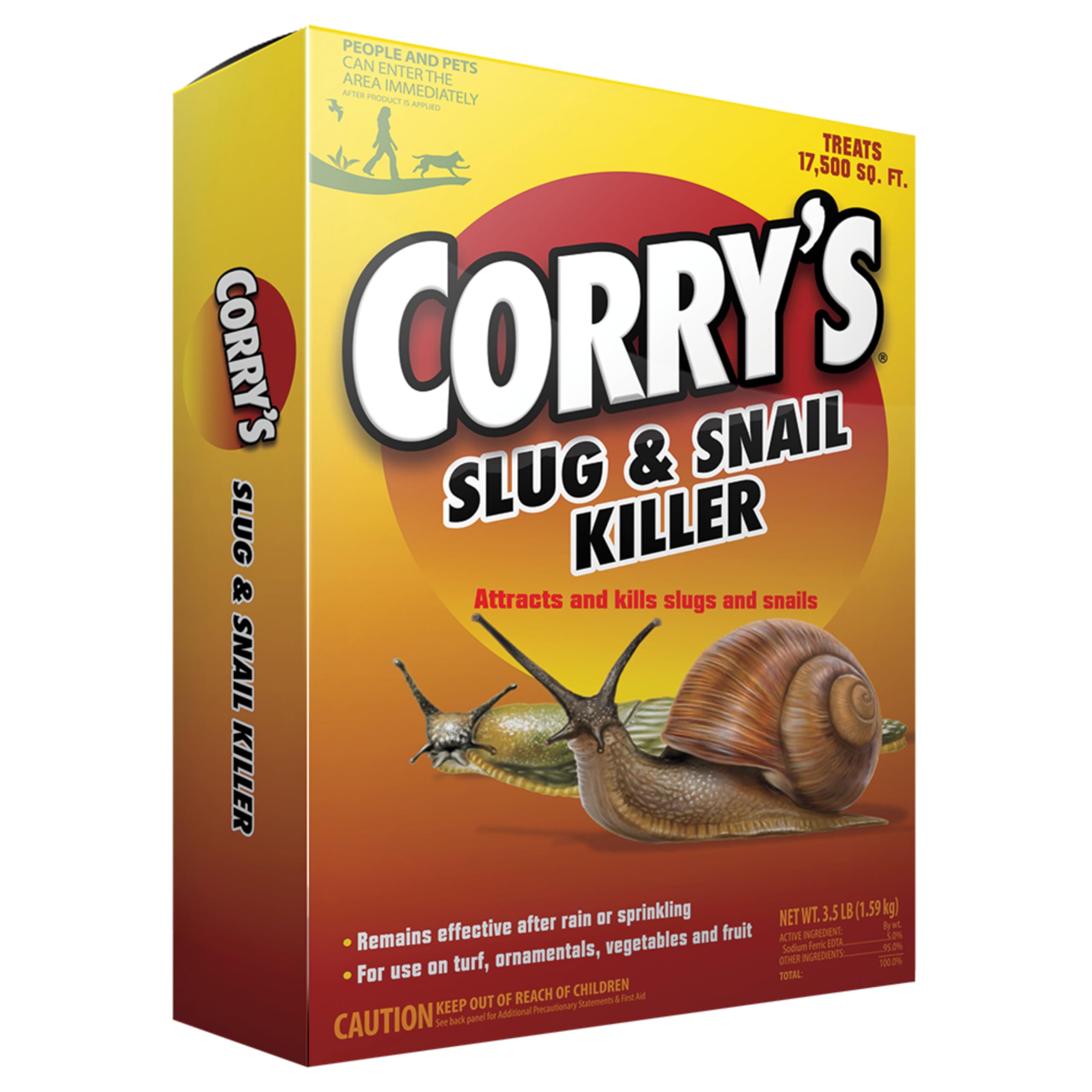 Corry's Slug & Snail Killer packaging front for garden protection