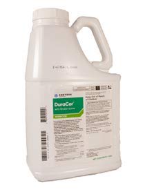 Corteva Duracor herbicide bottle extending weed control for productive pastures