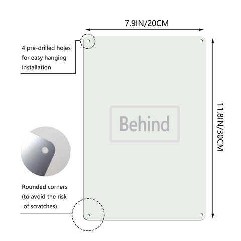 COSEICEO durable aluminum sign; versatile for homes, offices, and storefronts.