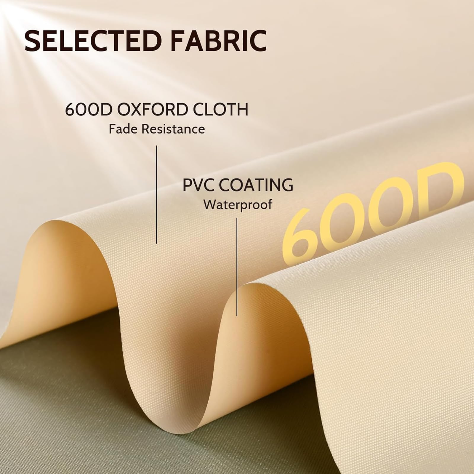 COSFLY 600D fabric durability resists sun and wind.