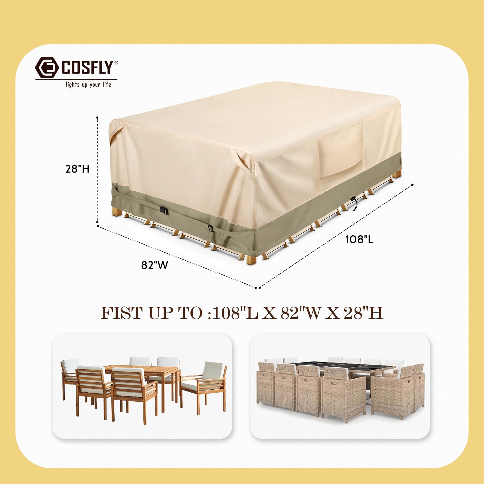 COSFLY 600D oxford fabric close-up showing durable weather-resistant weave