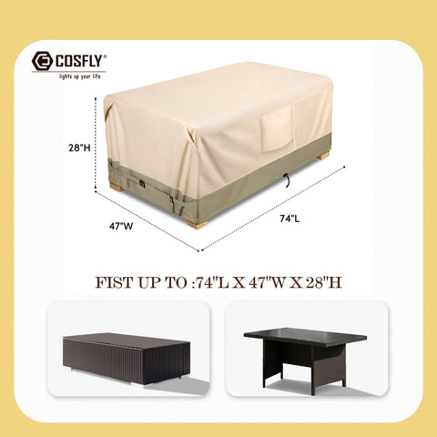 COSFLY 600D Oxford fabric provides durable waterproof protection.