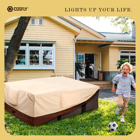 COSFLY durable rectangular table cover designed for year‑round use