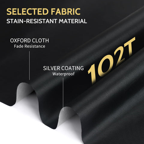 cosfly cover features built-in air vents to reduce moisture buildup.