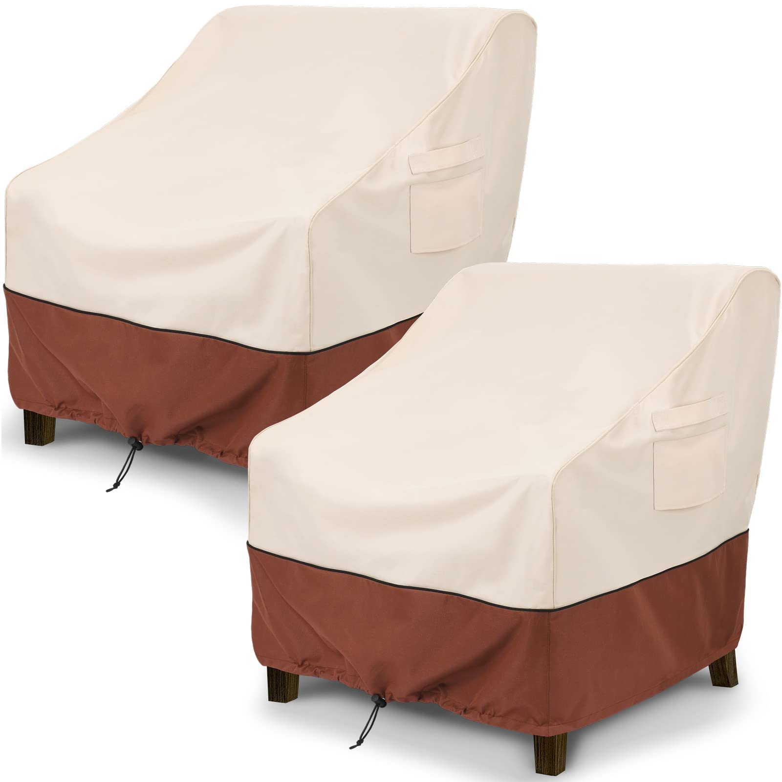 COSFLY patio furniture covers 2-pack shield chairs from weather.