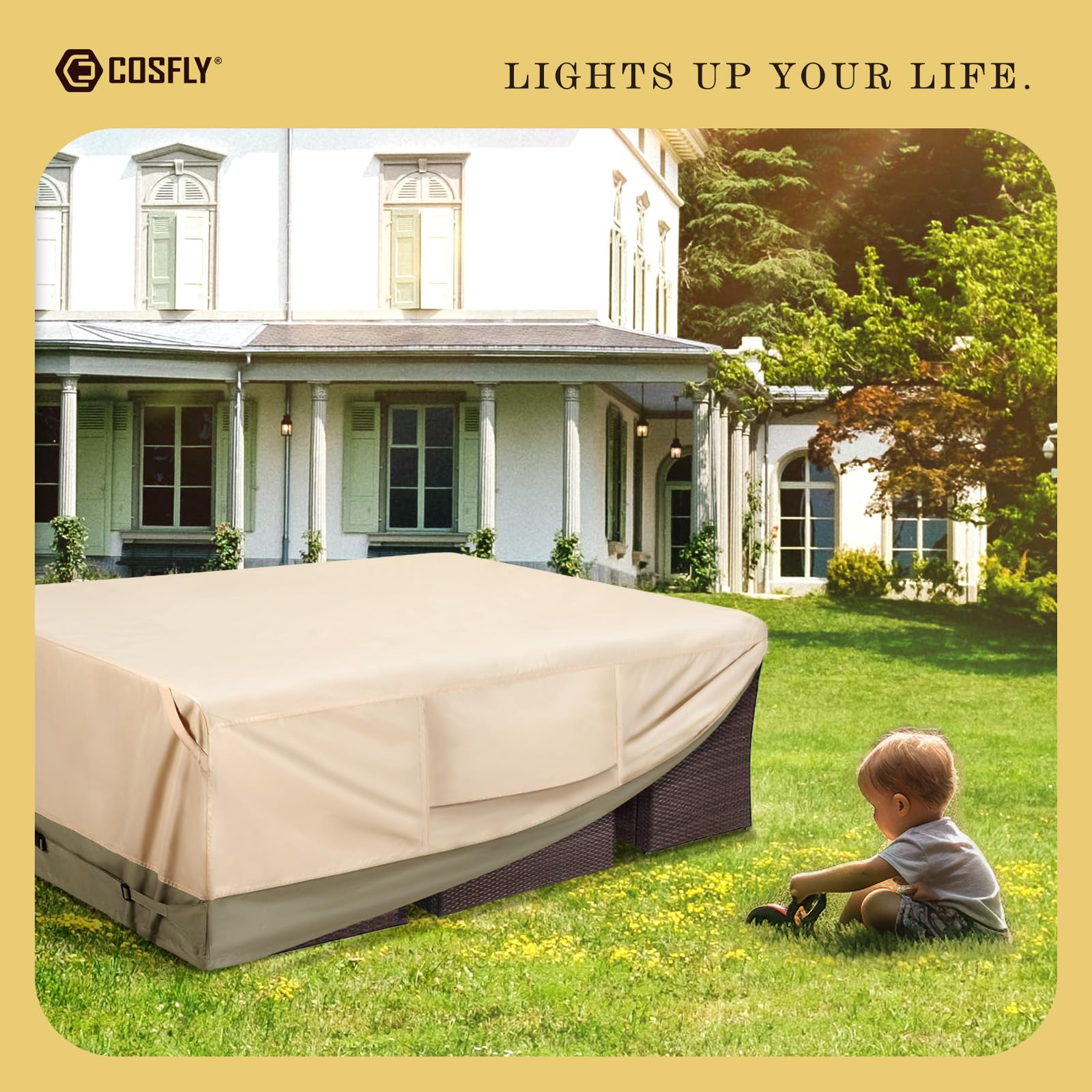 COSFLY easy storage design folds compactly when not in use.