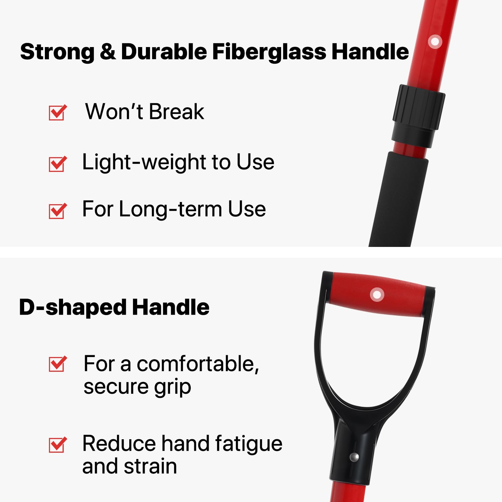 COSITA Pitch Fork fiberglass handle reduces fatigue during extended gardening