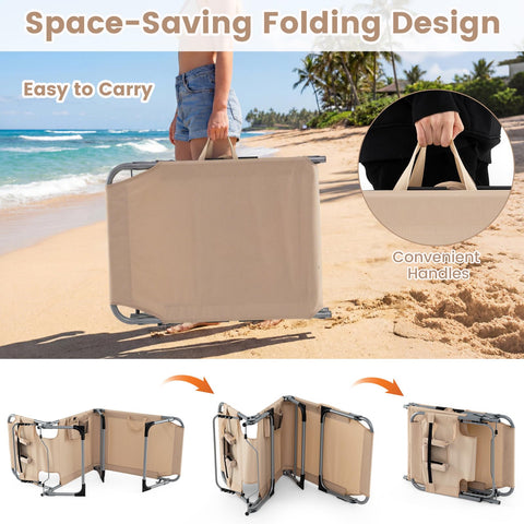 COSTWAY chair uses durable Oxford fabric with a sturdy frame