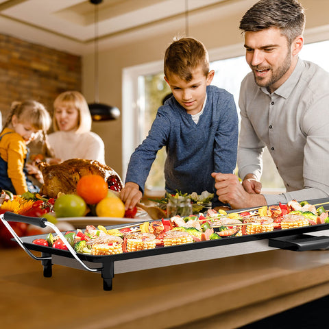 Costzon wooden spatulas included for safe flipping