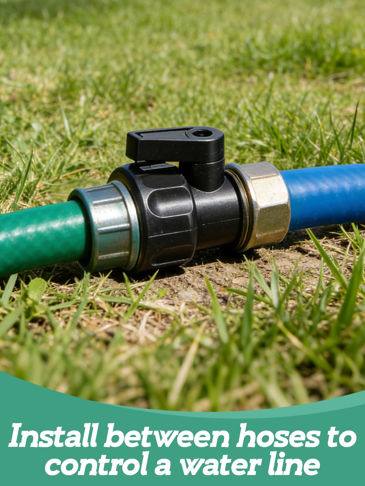 Cosweet compact packaging highlights ready-to-use valves for large-yard projects.