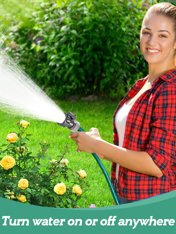 Cosweet versatile setup with sprinklers and drip irrigation for flexible watering.