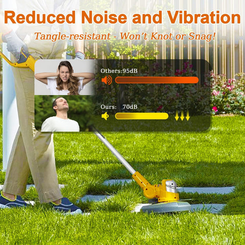 COSY GARDEN TOOLS 328-foot length spool shown for long jobs