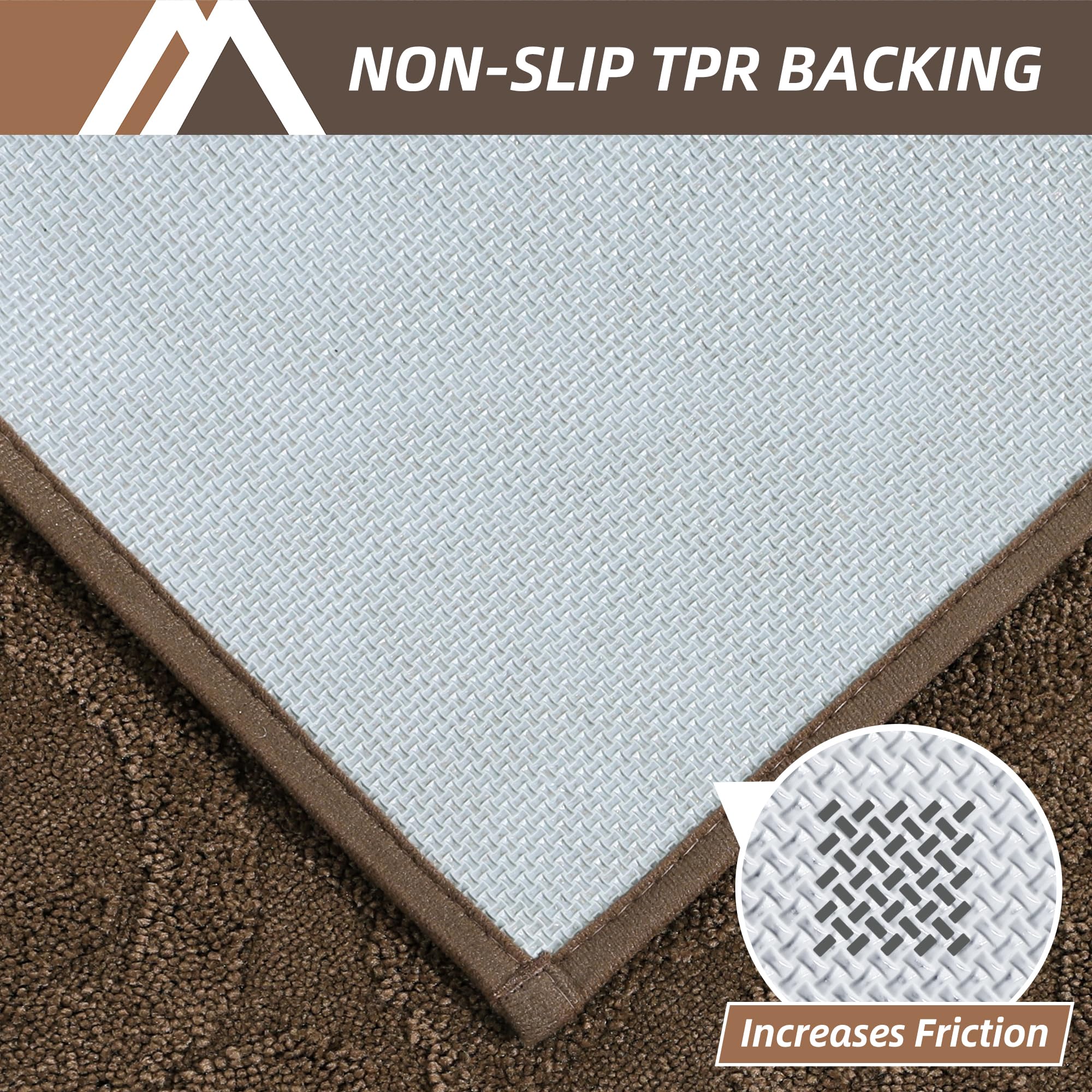 COSY HOMEER dirt-trapping fibers absorb moisture and dirt effectively.