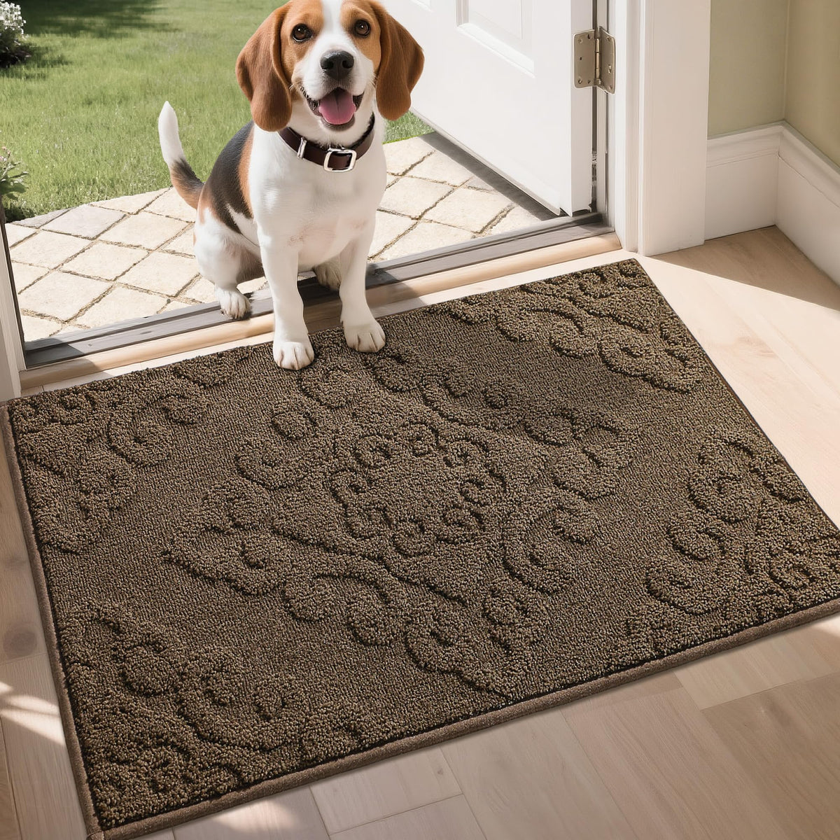 COSY HOMEER door mat 20x32 traps dirt at the front door.