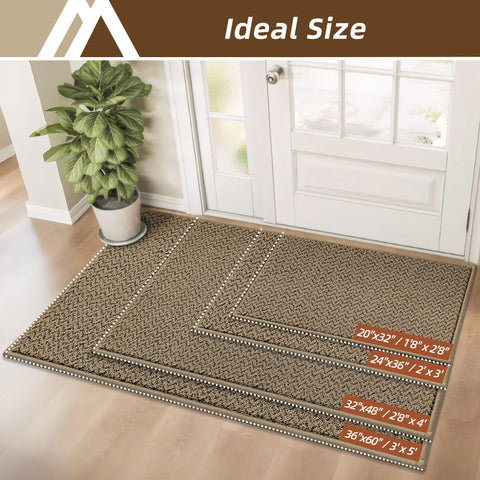 COSY HOMEER entryway mat helps minimize indoor dirt transfer