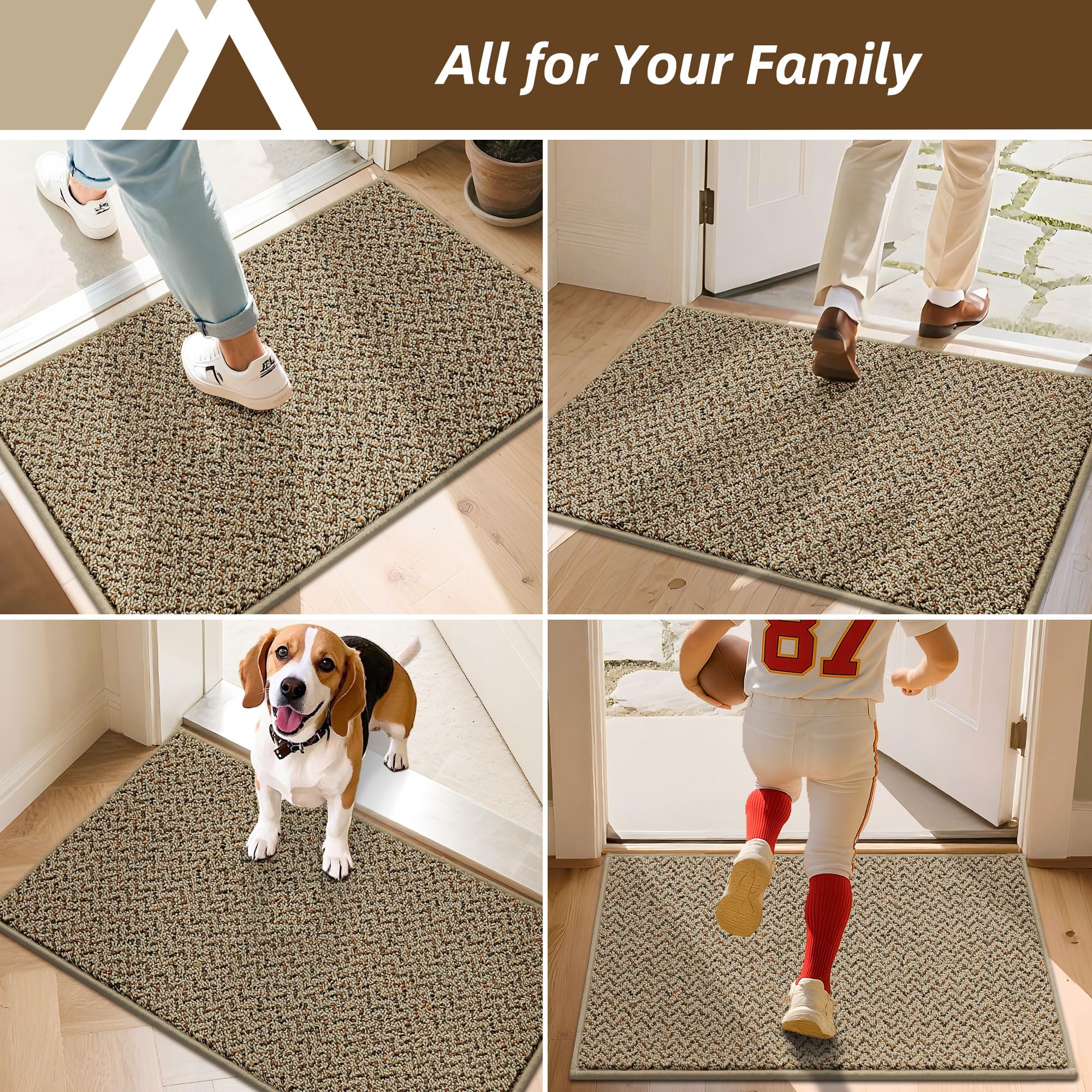 COSY HOMEER mat suitable for front or back doors in high-traffic areas