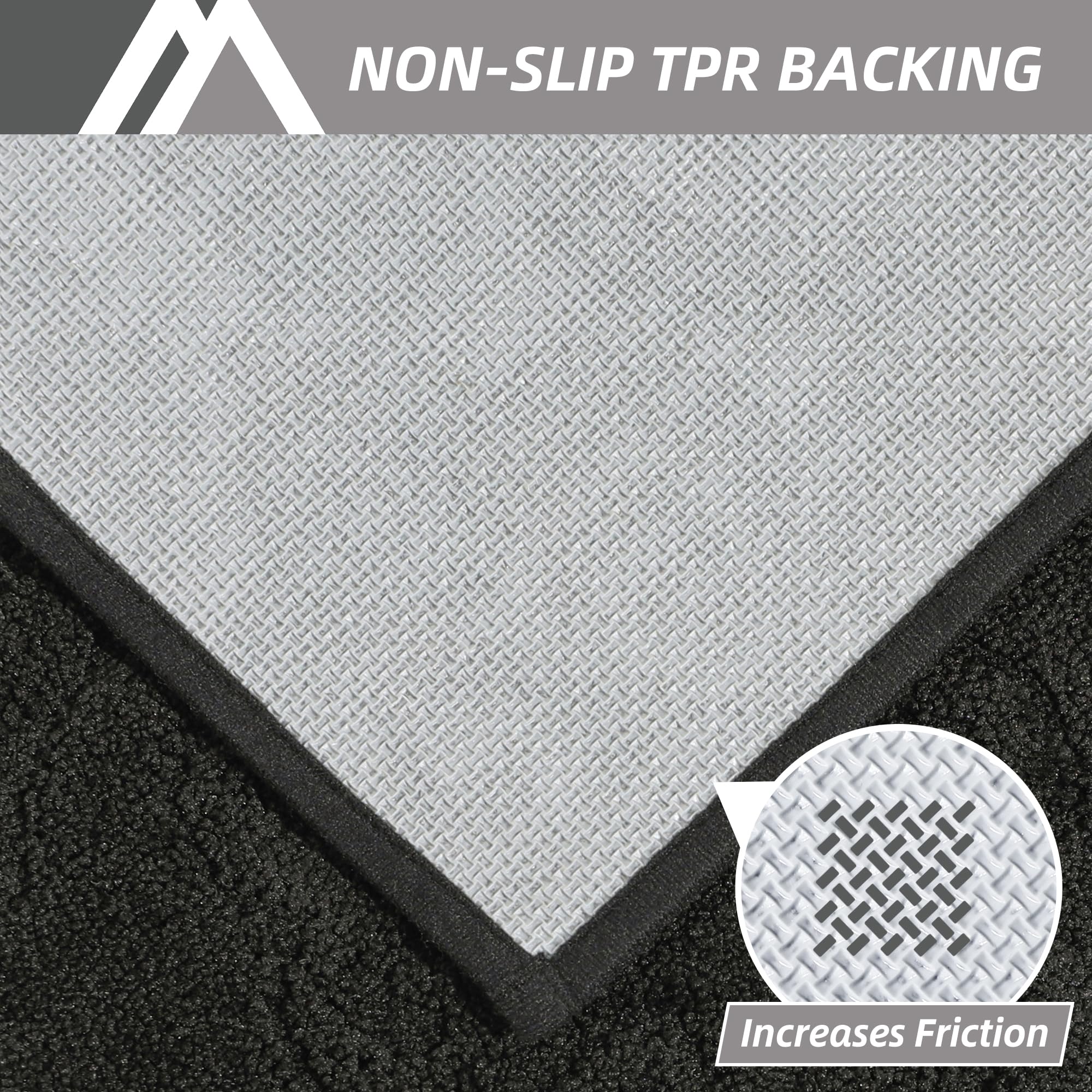 COSY HOMEER low-pile mat allows doors to open smoothly