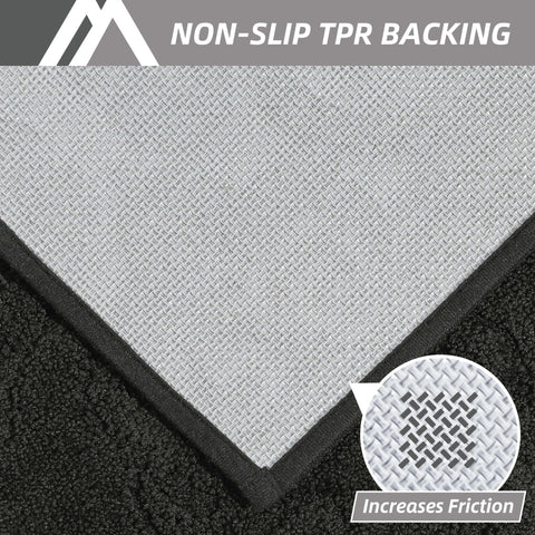 COSY HOMEER low-pile mat allows doors to open smoothly