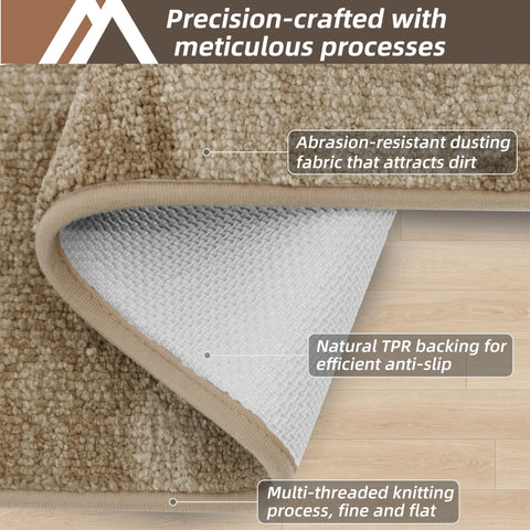 COSY HOMEER absorbent polyester fibers trap moisture for a dry entryway.