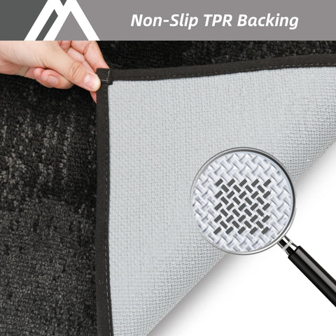 COSY HOMEER low-profile rug fits under doors without obstruction