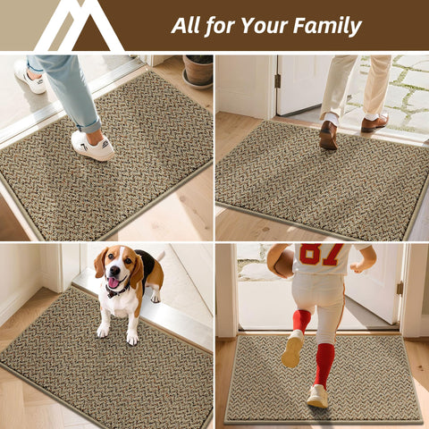 COSY HOMEER entryway rug suited for rainy or snowy weather at the doorway