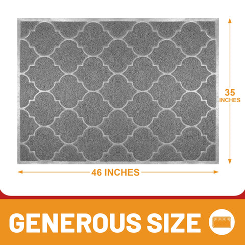 Cosyearn door mat close-up texture, non-slip cushioning and durability