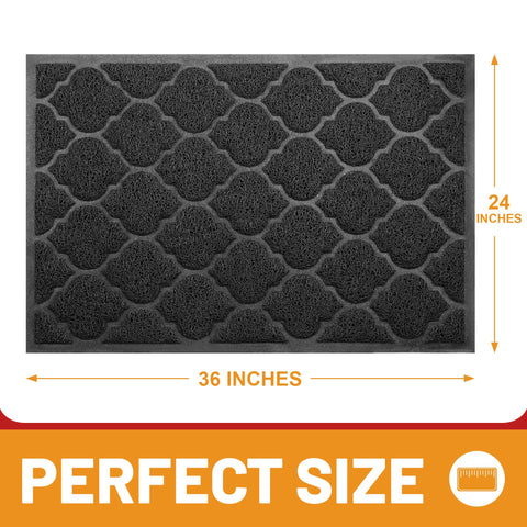 Cosyearn mesh dirt trap mat captures debris at the entry
