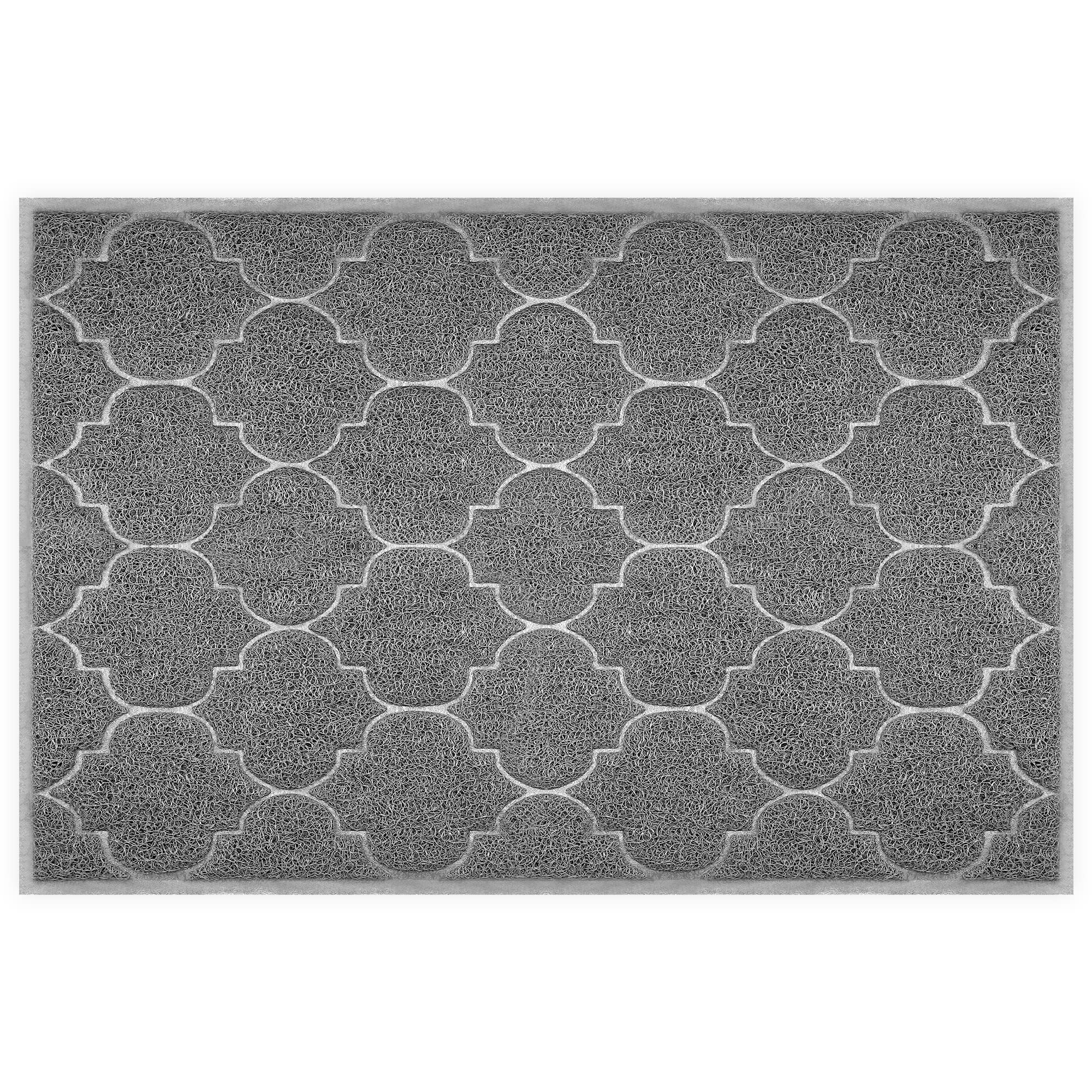 Cosyearn front doormat offers a soft step while keeping floors cleaner.
