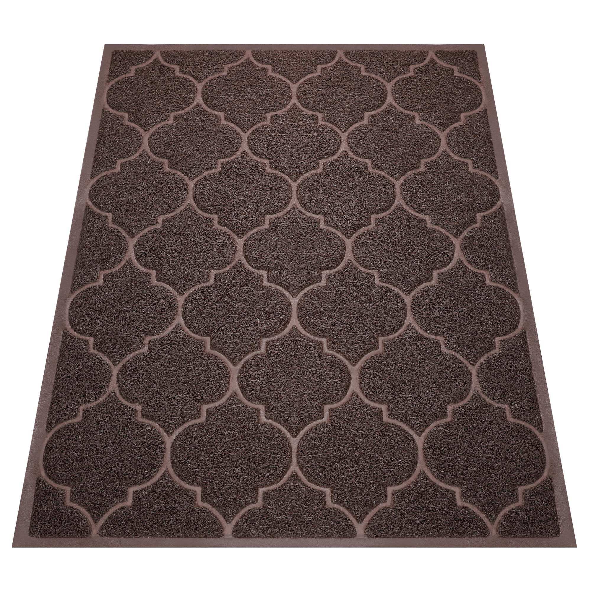 Cosyearn weather-ready PVC door mat withstands weather and daily wear without fading.