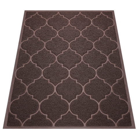 Cosyearn weather-ready PVC door mat withstands weather and daily wear without fading.