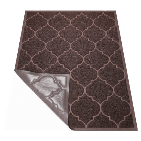 Cosyearn wide entryway mat traps dirt and reduces indoor cleaning.