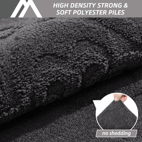 COSY HOMEER non-slip door mat provides a secure, stable entry.
