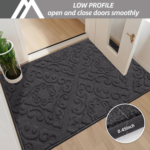 COSY HOMEER washable mat stays like-new after cold-water machine washing.