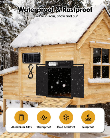 Cosyumhy solar panel and 2000mAh battery provide eco-friendly power.