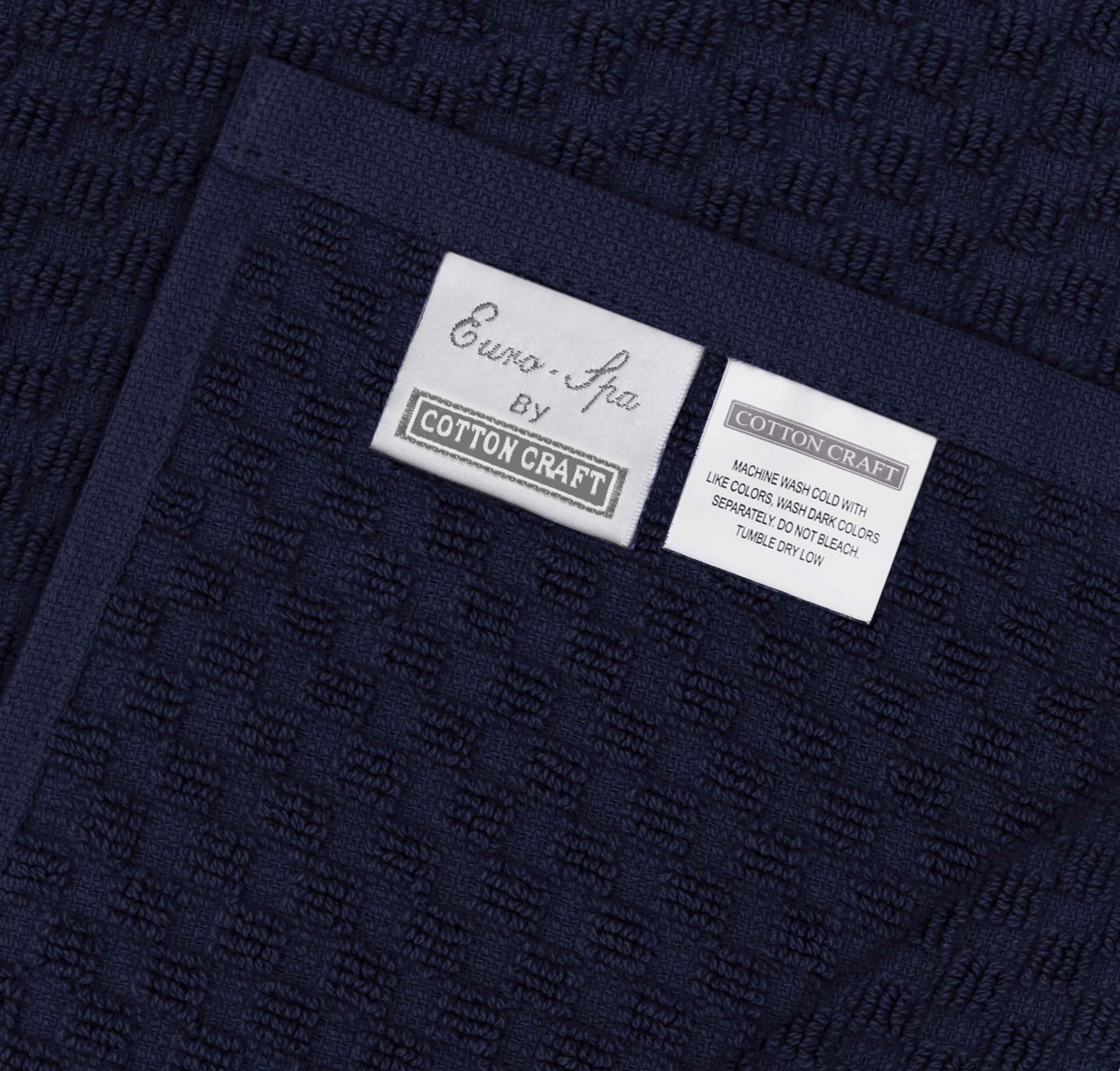 Cotton Craft machine-washable lounge cover for easy care.