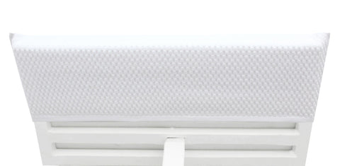 Cotton Craft oversized lounge cover 32 by 82 inches for full coverage.