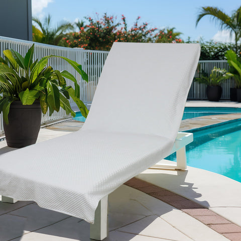 Cotton Craft seven-inch pocket design keeps cover secure on chairs.