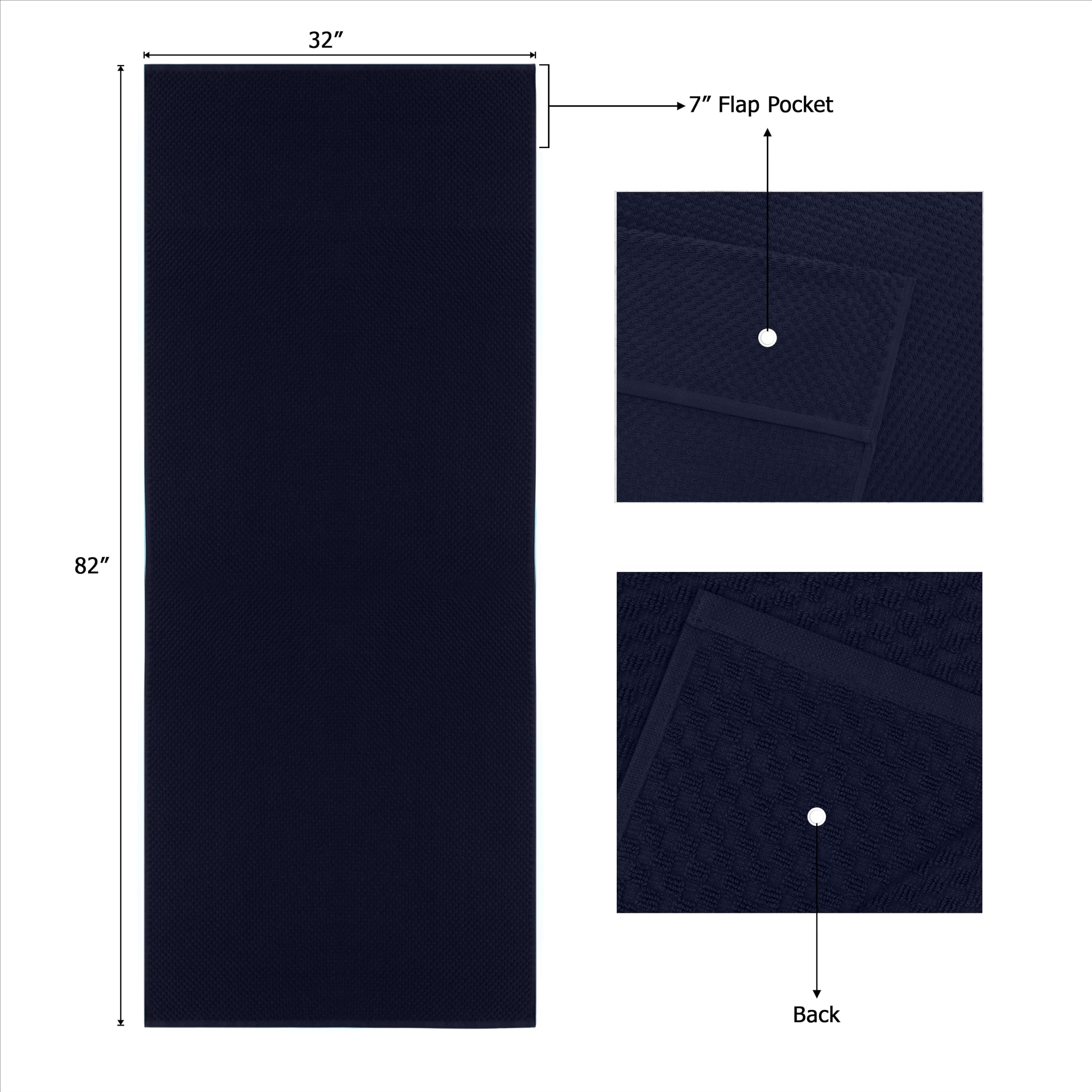 Cotton Craft stable-fit lounge cover stays in place during wind.