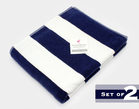 COTTON CRAFT two-pack lounge chair covers ensuring value and easy setup by the pool