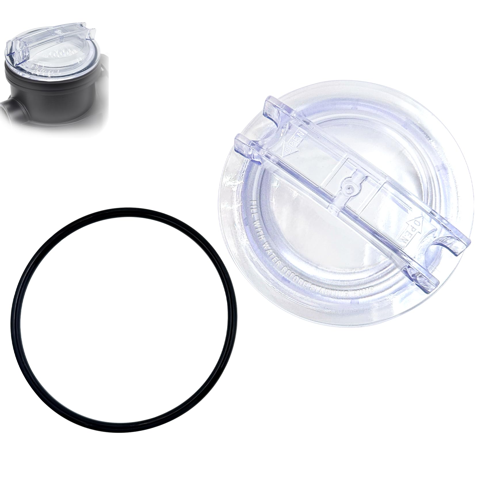 Couhidu SPX3100D pump lid cover with O ring prevents leaks and improves seal