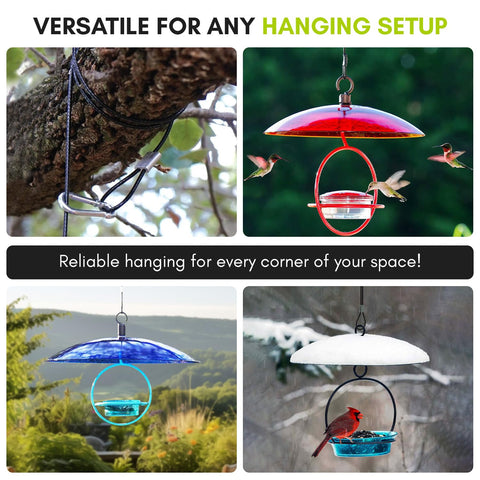 Couronne Co Mosaic Birds M955-200 quick install and reliable feeder support