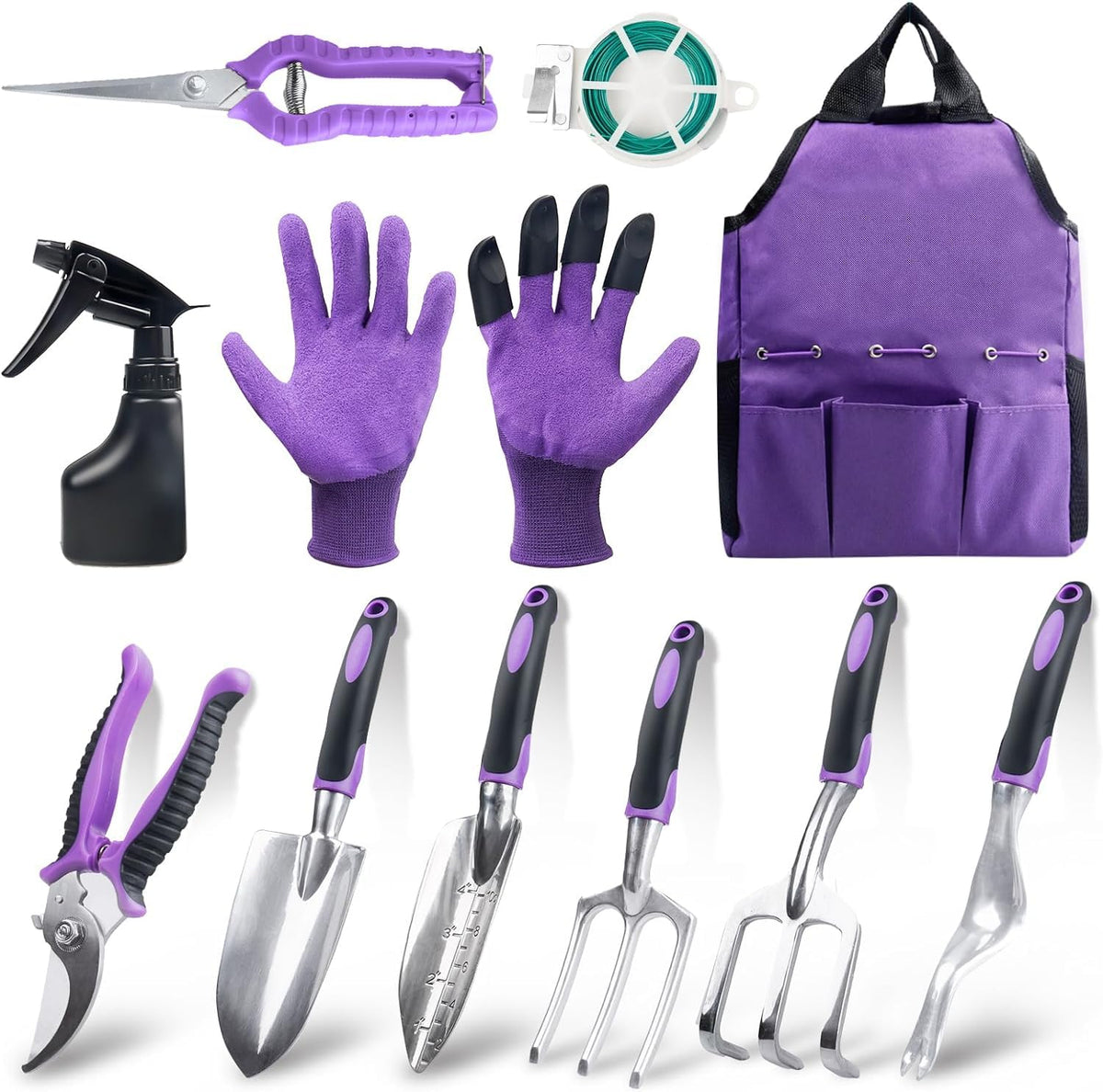 Covacure 11-piece garden tool set overview for versatile yard tasks.