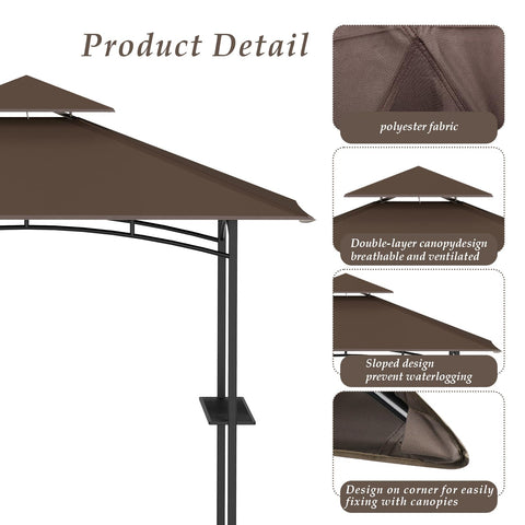 Covboard easy install corner pocket system simplifies securing the canopy on the gazebo