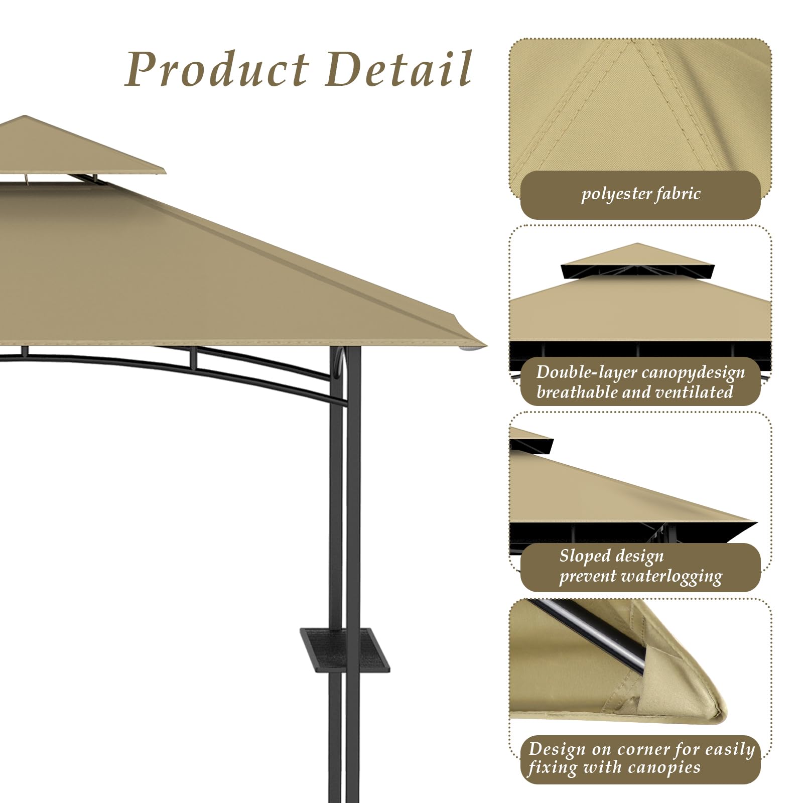 COVBOARD 100% polyester fabric offers durable outdoor performance