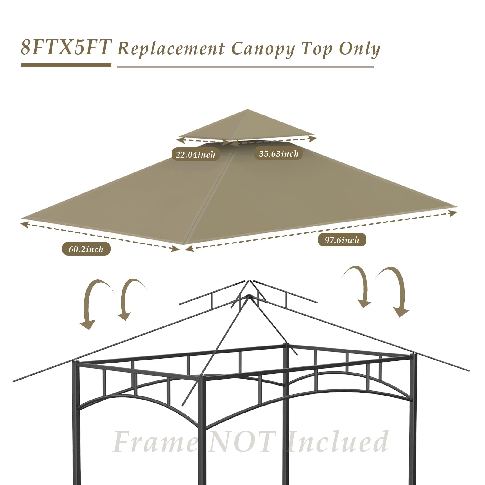 COVBOARD double roof design promoting air flow and smoke management for grilling
