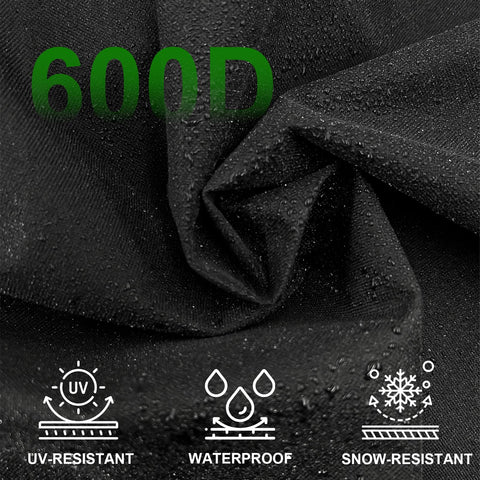 Cover Geny 600D fabric close-up highlighting durable, fade-resistant material.