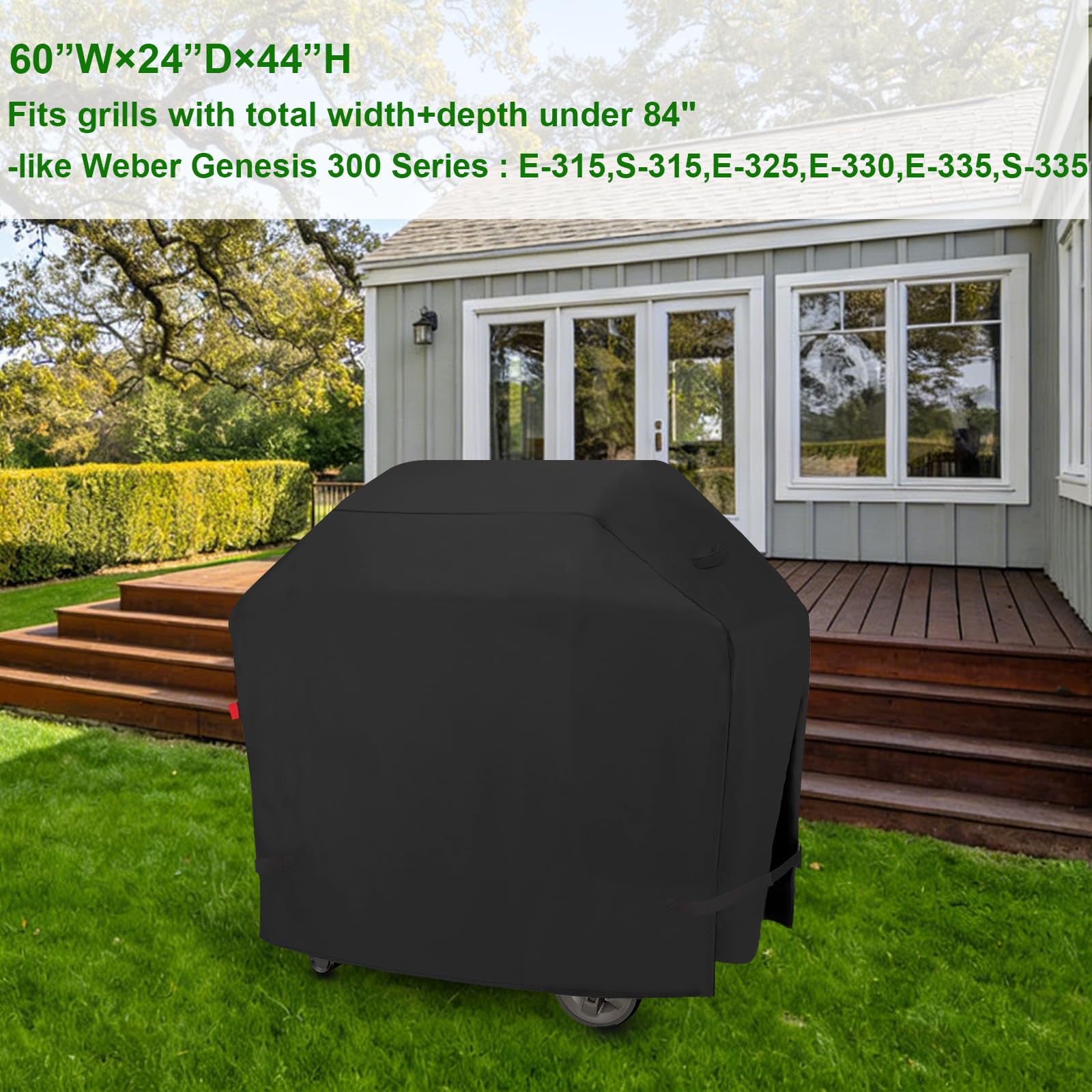 Cover Geny waterproof 600D fabric closeup highlighting durability