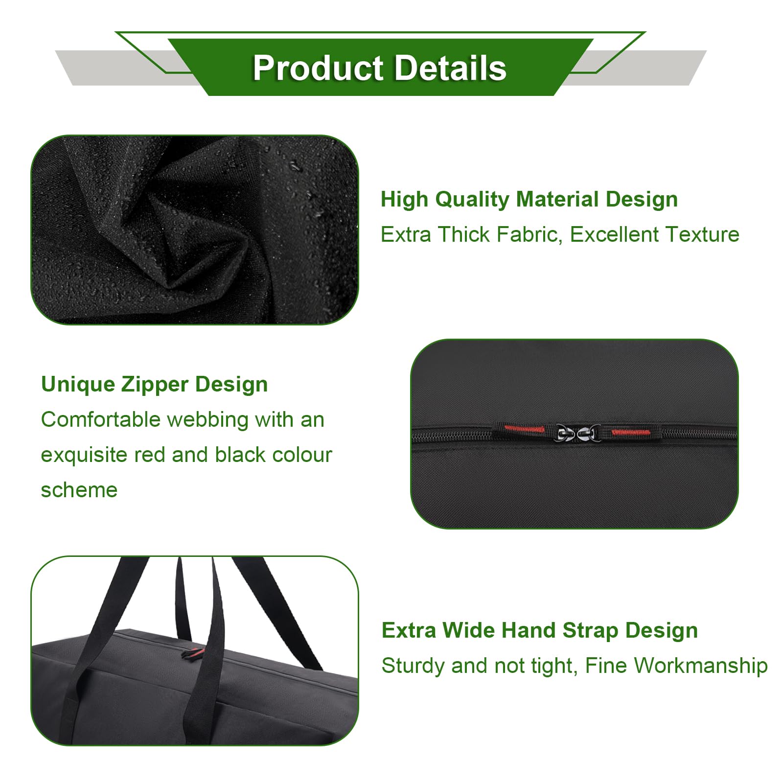 Cover Geny convertible tool-roll crossbody carry for on-the-go grilling