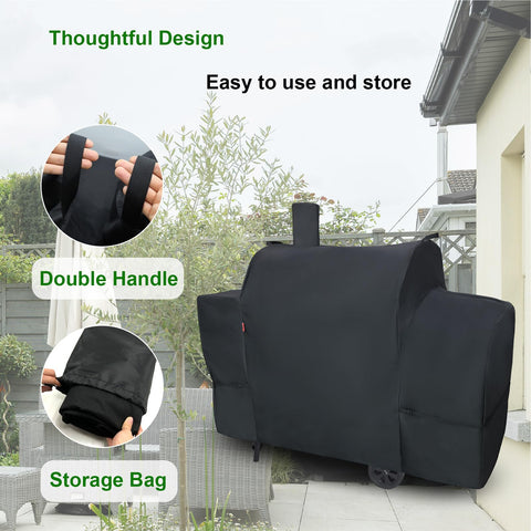 Cover Geny breathable fabric close-up demonstrating all-weather protection and dust resistance.